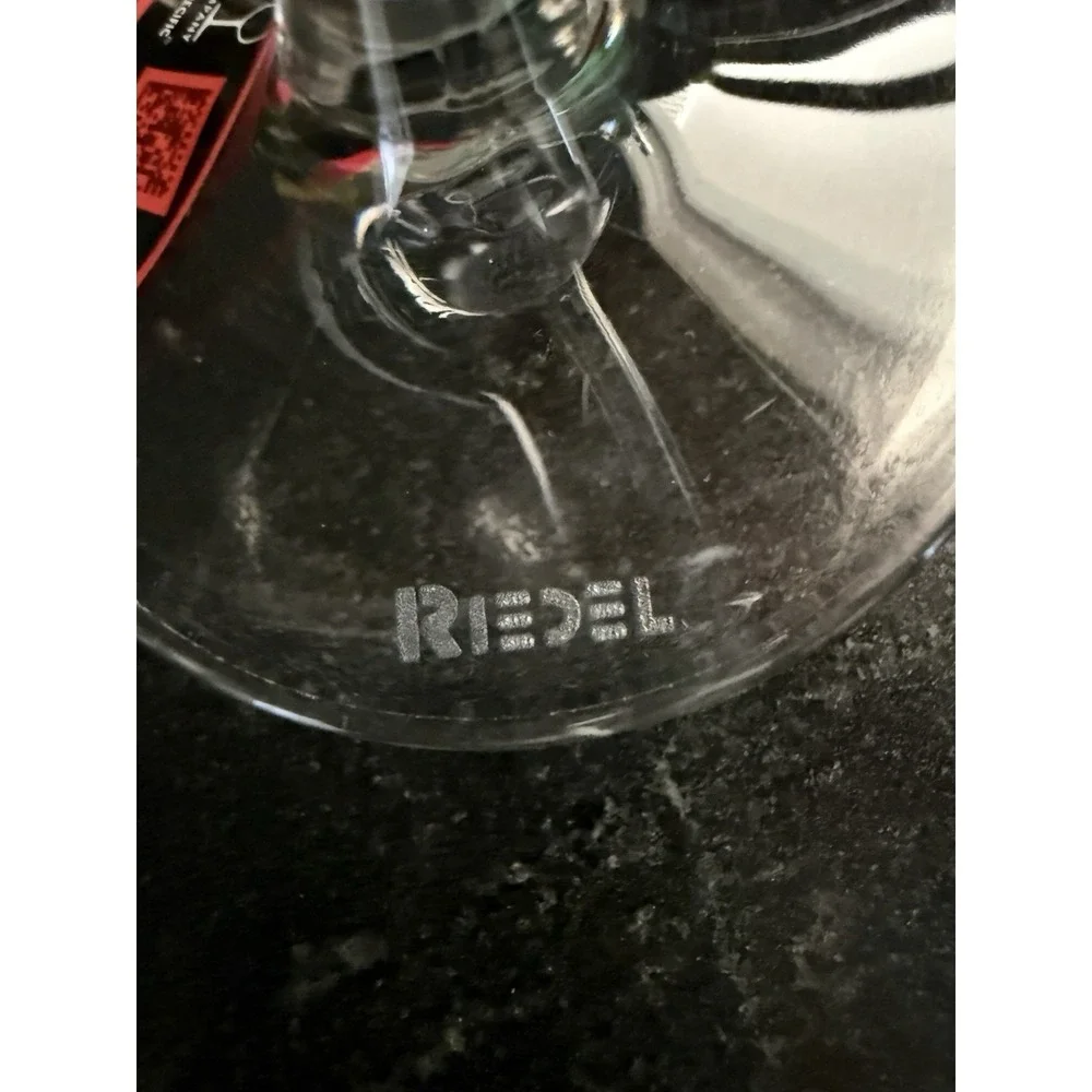 Riedel Partida Tequila Glasses Set of‎ 2 Unique Partida Logo Emblem 640818 NEW